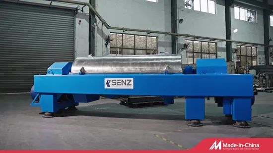 Two-Phase Horizontal Decanter Centrifuge for Industrial Wastewater Treatment From China Supplier